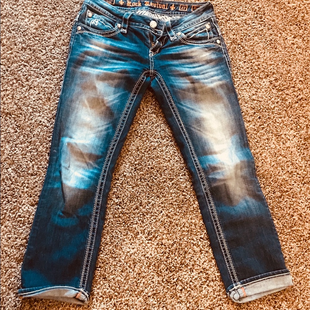 Rock revival capris sz27